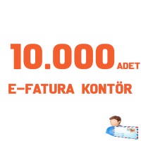 10.000 Adet e-Fatura Kontör